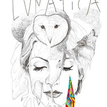 Lunática para Najwa Nimri. Traditional illustration project by Javier Navarro Romero - 09.22.2015