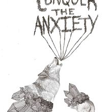 Cartel Conquer the Anxiety. Traditional illustration project by Javier Navarro Romero - 09.22.2015