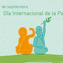 Una imagen para el día de la Paz. Un proyecto de Diseño gráfico e Ilustración tradicional de Carmela Sanchez Nadal - 22.09.2015