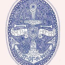 Ilustración para EL Dios de los Tres. Design, Graphic Design, and Traditional illustration project by Javier Navarro Romero - 09.22.2015