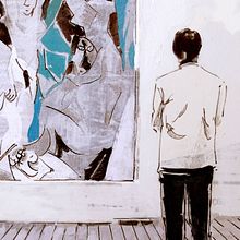 Compro, robo, vendo un Picasso // Ilustración editorial. Collage, Art Direction, and Traditional illustration project by Beatriz Arribas de Frutos - 09.23.2015