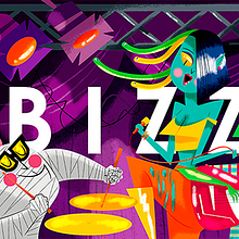 B I Z Z A R R E MAGAZINE. Character Design, and Traditional illustration project by Jhonny Núñez - 09.23.2015