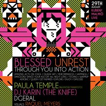 BLESSED UNREST / THROUGH YOU INTO ACTION. Un proyecto de Animación, Br, ing e Identidad e Ilustración tradicional de Raquel Meyers - 28.08.2015