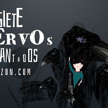 Siete cuervos encantados: historia sobre la tenacidad y otras maravillas.. Fine Arts, Design, Editorial Design, Traditional illustration, Video, and Animation project by Mariela Katiuska Baez Ramirez - 09.27.2015