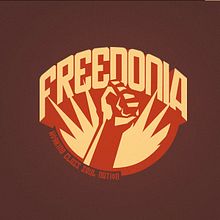 Freedonia. Logo. Fine Arts, Br, ing, Identit, Graphic Design, and Logo Design project by Roberto García - 09.27.2015
