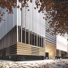 Biblioteca y guardería en Barcelona, colaboración con SUMA arquitectura. 3D, and Architecture project by Diego - 06.17.2015