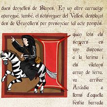 LLegenda Montsenys i Montnegres. Traditional illustration project by Jaume Turon Auladell - 09.04.2015