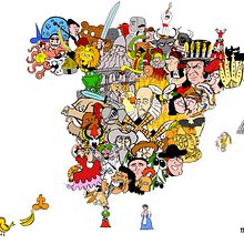 España. Traditional illustration, and Marketing project by Luca Mendieta - 09.29.2015