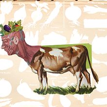 VeganFood/collage Ein Projekt aus dem Bereich Collage von Paco Campos Pérez - 29.09.2015