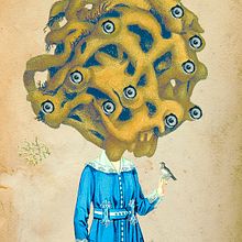 La observadora Ein Projekt aus dem Bereich Collage und Traditionelle Illustration von Paco Campos Pérez - 30.09.2015