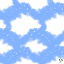 Patrón de nubes. Un proyecto de Diseño de interiores e Ilustración tradicional de Enka Rico Guzmán - 20.07.2015
