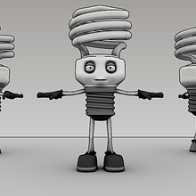 Little Illuminated Bulbs. Un proyecto de 3D, Publicidad, Animación y Diseño de personajes de Victorio Nombela Antolin - 04.10.2015