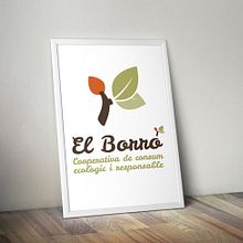 Imagotipo creado para la cooperativa de alimentos ecológicos, El Borró.. Graphic Design project by Uri - 10.04.2015