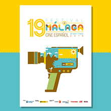 Festival Malaga 2016. Film, Graphic Design, and Traditional illustration project by Salmorejo studio - 10.05.2015