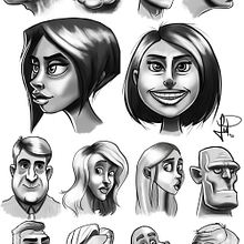 Diseño personajes / Concept / Videojuegos. Un proyecto de Ilustración tradicional de José Antonio Álvarez Pacios - 05.05.2015