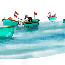 Ilustración De viaje por Asia.. Un progetto di Belle arti e Illustrazione tradizionale di Alberto Muriel - 06.10.2015