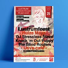 Comunicación 45 aniversario USVA. Design, Design gráfico, Ilustração tradicional, e Publicidade projeto de Javi Olalla - 06.10.2018