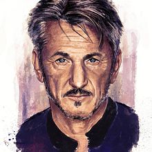 Sean Penn. Projekt z dziedziny Trad, c i jna ilustracja użytkownika Ignacio RC - 08.10.2015