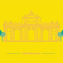 Puerta de Alcalá II. Arquitetura, e Design gráfico projeto de Nuria Fenollar - 10.10.2015