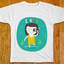 Ilustraciones para remeras de niños. Design, Character Design, and Traditional illustration project by Marilina Ramirez - 10.11.2015