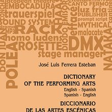 Diccionario de las Artes Escénicas. Editorial Design project by M.A. Serralvo - 03.15.2013