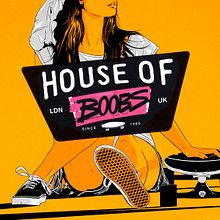 Boobs & Boards // Vans Exhibition . Ilustrație tradițională de Alex G. - 10.12.2015