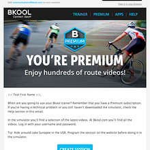 Diseño Campaña Bkool - Email Marketing Ein Projekt aus dem Bereich Marketing von Néstor Tejero Bermejo - 20.09.2016