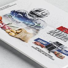 Flyer Wada Farms. Art Direction project by Victor Andres - 10.12.2015