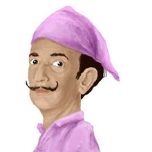 Salvador Dalí. Desenho e Ilustração digital projeto de Augusto Re - 14.10.2015