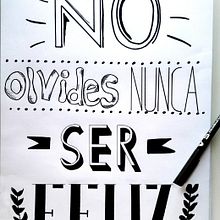LETTERING 2. Calligraph, and Design project by Santos Barrios Gragero - 10.15.2015