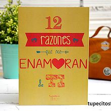 Librillo 12 razones que me enamoran de ti Tupecito´s Family. Een project van Productontwerp van Alfonso - 15.10.2015