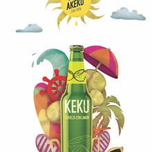CERVEZA AKEKU. Un projet de Design  et Illustration traditionnelle de Paulina Valenciana García - 15.10.2015