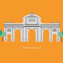 Puerta de Alcalá III. Arquitetura, e Design gráfico projeto de Nuria Fenollar - 17.10.2015