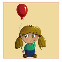 Little girl. Character Design, and Traditional illustration project by Alice Vettraino - 12.17.2014