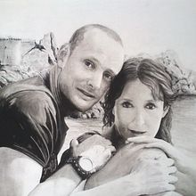 Retrato. Fine Arts, Traditional illustration, and Painting project by A Tu Arte - 10.18.2015