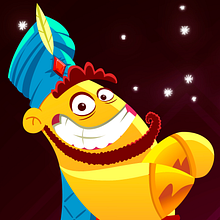 Aladino y el enredo de los genios. Animation, and Character Design project by Juan Carlos Cruz - 10.18.2015