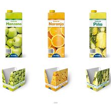 Linea de packaging zumos. Packaging project by Dani Obradó - 10.18.2015