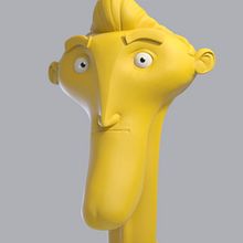 Toon busto. 3D, Animation, Character Design, and Sculpture project by Luis Arizaga - 10.18.2015