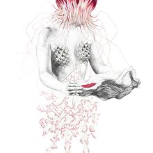 Jellyfish III. Fine Arts, Editorial Design, Traditional illustration, Marketing, Packaging, and Painting project by Elisa Ancori - 10.18.2015