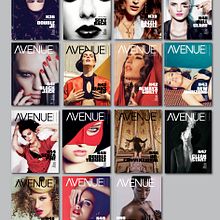 PORTADAS REVISTAS AVENUE ILLUSTRATED . Desain Editorial proyek oleh Martha Catalina López Díaz - 10.19.2015
