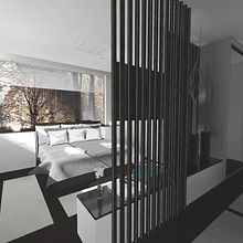 Dormitorio coloreado por la naturaleza. 3D, Interior Architecture, Design, Lighting Design & Interior Design project by Rubén Couso - 10.19.2015