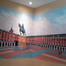 Murales para habitaciones Hotel Mayorazgo. Un proyecto de Bellas Artes, Br e ing e Identidad de Emilio Prieto Ortiz - 20.10.2015