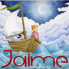 nombre a pincel. Un proyecto de Ilustración tradicional de Isabel Osma - 20.10.2015