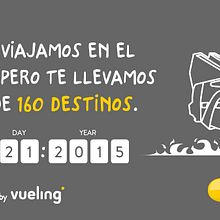 Banners home - Vueling.com. Un projet de Marketing de Itziar Oteo Campo - 21.10.2015