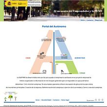 Portal del Autónomo - Ministerio de Industria, Energía y Turismo DGIPYME. Un proyecto de Desarrollo Web de María Díaz-Llanos Lecuona - 22.10.2015