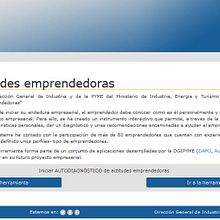 Herramienta: Autodiagnóstico - Ministerio de Industria, Energía y Turismo DGIPYME. Un proyecto de Desarrollo Web de María Díaz-Llanos Lecuona - 22.10.2015