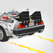 Back to the Future Tribute. Art Direction, Graphic Design, and Traditional illustration project by Gonzalo Sainz Sotomayor - 10.22.2015