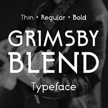 Grimsby Blend Typefamily Ein Projekt aus dem Bereich Br, ing und Identität, Kunstleitung, Design, Grafikdesign, T und pografie von Jaime Guisasola - 22.10.2015