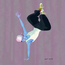 Break Dancer. Een project van Ontwerp van personages y Traditionele illustratie van David Pavón Benítez - 22.10.2015