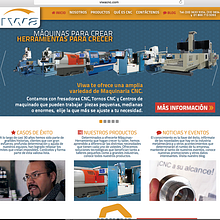 VIWA CNC. Un progetto di Web design di Juan Pablo Calderón Preciado - 02.08.2015